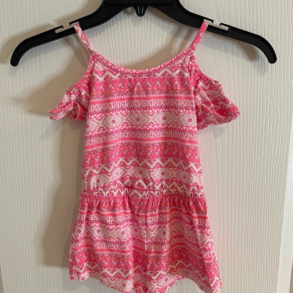Pink Patterned Romper - Picture 2 of 3
